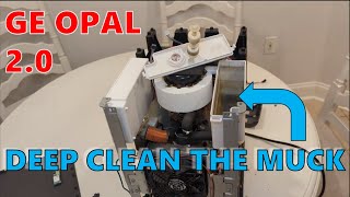 SETUP GE Profile 20 Opal Nugget Ice Maker CLEAN WITH BLEACH WATER [upl. by Kinnard]