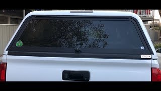 201620 2 Tacoma Camper Shell Interior Lighting NO WIRING [upl. by Deeraf]