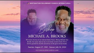 Celebrating The Life Of Bishop Michael Brooks 1961  2024 [upl. by Ahsimit]