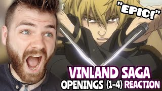 First Time REACTING to VINLAND SAGA Openings 14  New Anime Fan  REACTION [upl. by Eolcin7]