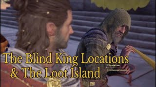 The Blind King Location amp The Loot Island  Assassins Creed Odyssey [upl. by Lovmilla]