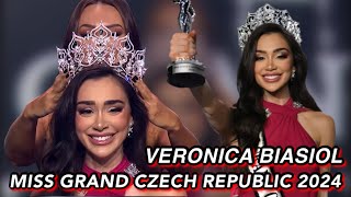 VERONICA BIASIOL  MISS GRAND CZECH REPUBLIC 2024 FULL PERFORMANCE [upl. by Fronnia]