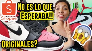 Analizando Tenis Jordan de Shopee  Originales  Jordan Air 1 [upl. by Yotal]