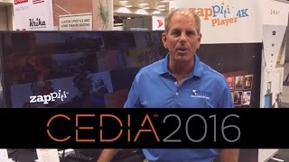 CEDIA 2016 Zappiti Player 4K and Zappiti Video Server [upl. by Engracia351]