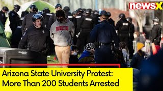 More Than 200 Students Arrested at North Eastern University  Arizona State University Protest [upl. by Adlig]