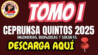 TOMO I CEPRUNSA QUINTOS 2025 UNSA unsa ceprunsa quinto escolares admision postulantes aqp [upl. by Martineau]