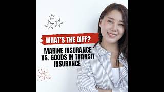 What Is The Difference Between Marine Insurance And GoodsinTransit Insurance [upl. by Ttirrej69]