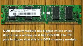 Difference Between DDR DDR2 DDR3 Desktop RAM Memory [upl. by Seema]