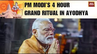 PM Modi Chief Yajman To Do Pran Pratishtha PM Modi To Remain In Ayodhya For 4 Days  Ram Mandir [upl. by Latnahs]