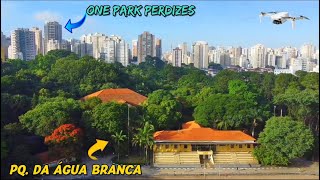 Drone voa em Perdizes One Park Perdizes Parque da Água Branca e região  São Paulo [upl. by Darlleen956]