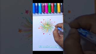 Firework Drawing fireworkfestivaldiwali drawsocute shorts fireworks [upl. by Otiragram]