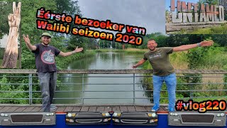 Éérste bezoeker van Walibi seizoen 2020 vlog220 [upl. by Idurt]