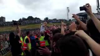 Prodigy keith flint on the crowd  slane [upl. by Einner125]