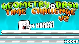 EL NIVEL DE 24 HORAS 100 IMPOSIBLE DE COMPLETAR  GEOMETRY DASH  VRO [upl. by Yarised]