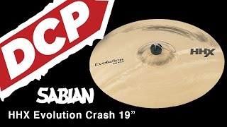 Sabian HHX Evolution Crash Cymbal 19quot [upl. by Bertrando]