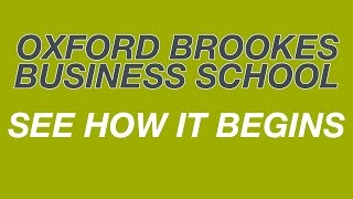 A day in a life  Oxford Brookes Business School [upl. by Fablan]