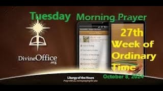 DivineOffice Lauds 27th Tuesday of OT October 8 2024 [upl. by Nanor426]