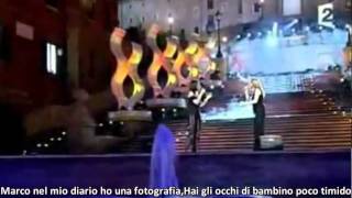 Lara Fabian Ft Laura Pausini  La Solitudine With lyrics [upl. by Sitoiganap819]