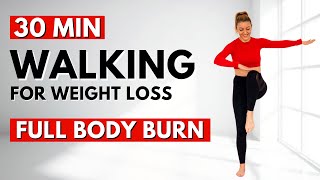 🔥30 Min STEADY STATE WALKING for WEIGHT LOSS🔥ALL STANDING🔥NO JUMPING🔥KNEE FRIENDLY🔥LISS WORKOUT🔥 [upl. by Aramoiz]