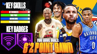 NEW BEST POINT GUARD BUILD ON NBA 2K24 THREES DUNKING SPEED  SIGS [upl. by Rentsch]