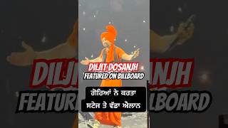 DILJIT Dosanjh featured on BillBoard diljitdosanjh billboard damanbagri [upl. by Litton]