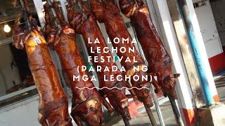 La Loma Lechon Festival Parada ng mga Lechon [upl. by Merrily]