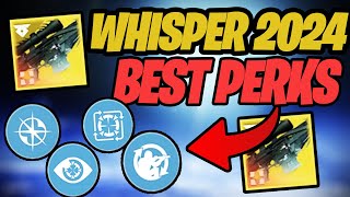 Whisper 2024 God Roll Guide And Review  Crafted Whisper Of The Worm Destiny 2 [upl. by Decamp]