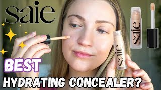 Saie Slip Tint Radiant AllOver Concealer REVIEW amp DEMO [upl. by Earahc]