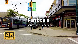 4K Kerrisdale Vancouver Canada  Walking Tour  Island Times [upl. by Eladnyl]