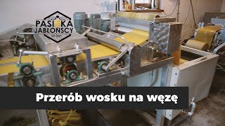 Produkcja Węzy z Wosku Pszczelego  Pasieka Jabłońscy [upl. by Aikahc]