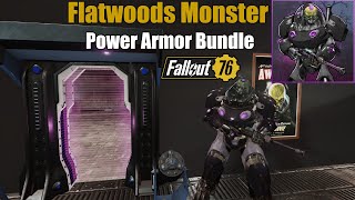 Flatwoods Monster Power Armor Bundle  Fallout 76 Showcase [upl. by Acirederf889]