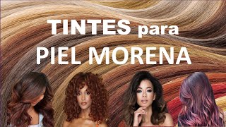 MEJORES TINTES de Cabello para PIEL MORENA pielmorena tintes [upl. by Edythe]