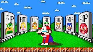 All Mario Team RIP Sorry Luigi Princess Peach amp Sonic Family  Please Come back Game Animation [upl. by Eardna361]