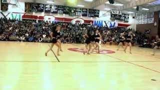 Troy High School Dance Team Red Hots Prom Rally 2013 [upl. by Eittak524]