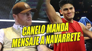 Canelo CONFÍA PLENAMENTE que quotVaqueroquot Navarrete se CONVIERTA EN TETRACAMPEÓN [upl. by Zaraf]