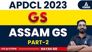 APDCL Recruitment 2023  APDCL Previous Year Question Paper  GS For APDCL 2023  Part 2 [upl. by Rizika]