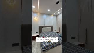 Master bedroom design  home bedroom delhi interior youtube bedroomdesign ￼trending hindiso [upl. by Latton]