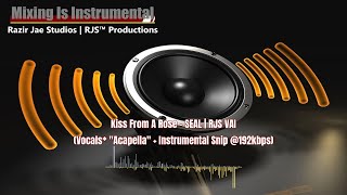 🔊 Kiss From A Rose  SEAL  RJS VAI Vocals quotAcapellaquot  Instrumental Snip 192kbps music shorts [upl. by George]