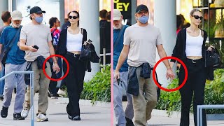 Leonardo DiCaprio 49 and Girlfriend Vittoria Ceretti 26 Spotted Holding Hands in New York [upl. by Izogn]