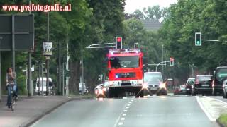 Brandeinsatz BF Münster mit Löschzug feuerwache 1 und HLF feuerwache 2  2x StW Polizei [upl. by Britte]