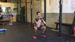 KB Front Rack 90 Degree Squat Hold [upl. by Mylan]