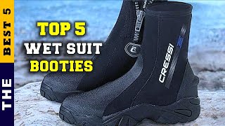 ✅ Top 5 Best Wetsuit Booties For Surfing 2022 Tested amp Reviewed [upl. by Linehan]