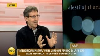 quotInteligencia espiritualquot de David Fischman fue el libro de autoayuda más vendido en la FIL 2016 [upl. by Adnaluy918]