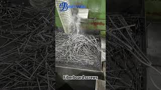 Cold Heading Cold Forming Thread Rolling Fiberboard Screw Manufacturing  Manufacturing Process [upl. by Schifra282]