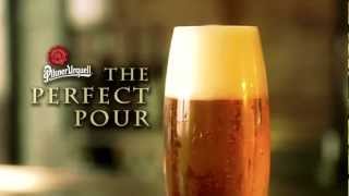 Pilsner Urquell Pouring And Serving [upl. by Woodson]