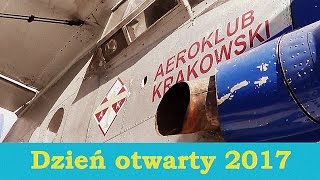 Aeroklub Krakowski  Dzień otwarty Pobiednik 8042017 Zabytki Nieba [upl. by Aicilic]