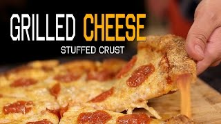 DIY Grilled Cheese Stuffed Crust Pizza [upl. by Dayle997]