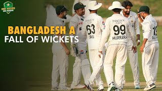 All 1️⃣0️⃣ Bangladesh A Wickets to Fall on Day One  1st FourDay vs Pakistan Shaheens  Islamabad [upl. by Doak609]