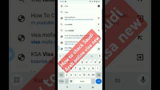 How to check online visa in Saudi Arabianew Visa online kaise check Karen Saudi Arab kaviralvide [upl. by Indys797]