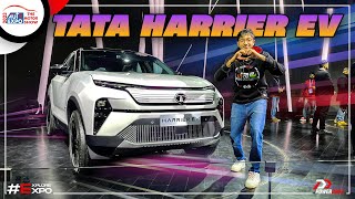 Tata Harrier EV  Finally All Wheel Drive  First Look  Auto Expo 2023  PowerDrift [upl. by Namron]